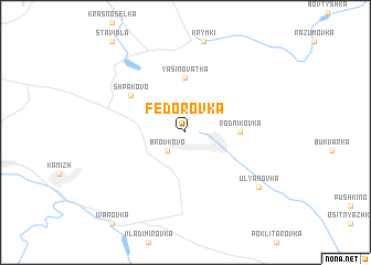 map of Fëdorovka