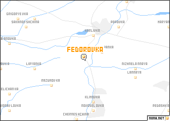 map of Fëdorovka