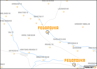 map of Fedorovka