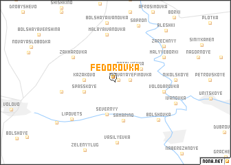 map of Fëdorovka