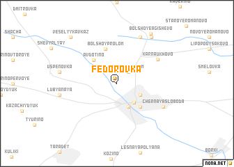 map of Fëdorovka