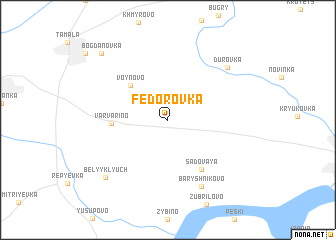 map of Fëdorovka