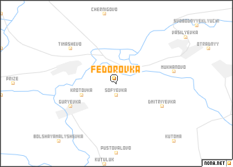 map of Fëdorovka