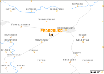 map of Fëdorovka