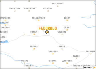 map of Fëdorovo