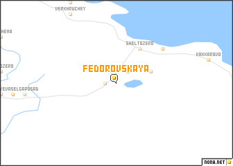 map of Fëdorovskaya
