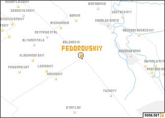 map of Fëdorovskiy