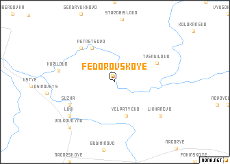 map of Fëdorovskoye