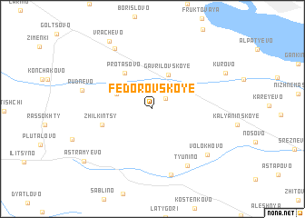 map of Fëdorovskoye