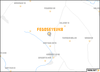 map of Fedoseyevka