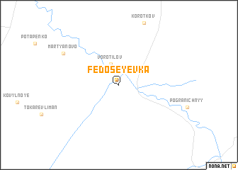 map of Fedoseyevka