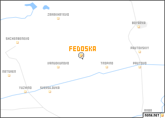 map of Fedoska