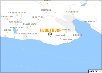 map of Fedotovka