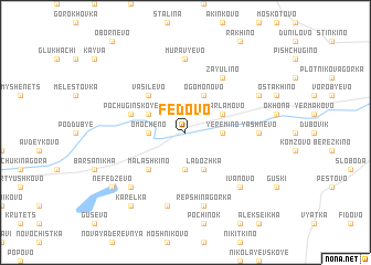 map of Fedovo