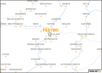 map of Fedyaki