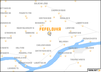 map of Fefelovka