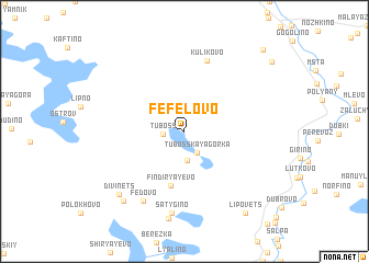 map of Fefelovo