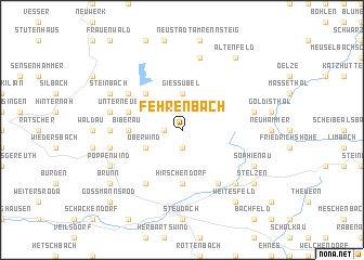 map of Fehrenbach