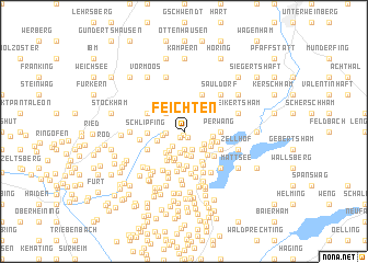 map of Feichten