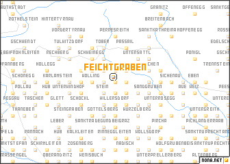 map of Feichtgraben