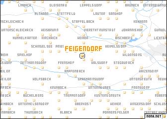 map of Feigendorf