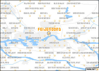 map of Feijenoord