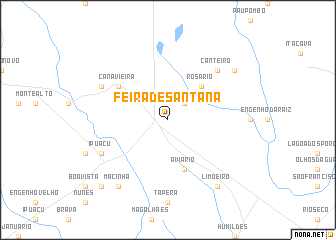 map of Feira de Santana