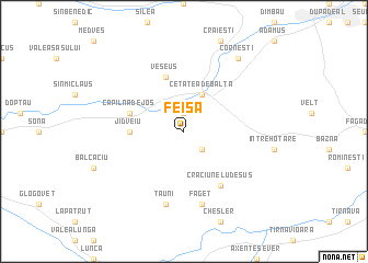 map of Feisa