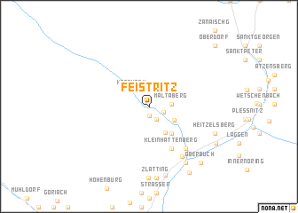 map of Feistritz