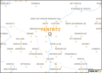 map of Feistritz