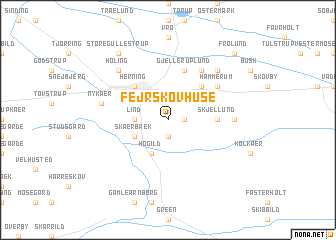 map of Fejrskov Huse