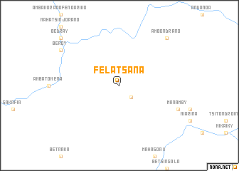 map of Felatsana