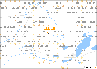 map of Felben