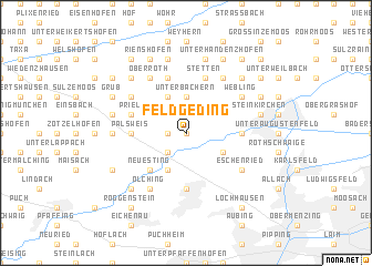 map of Feldgeding