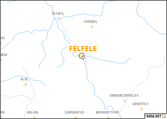 map of Felfele