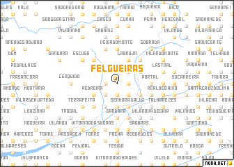 map of Felgueiras