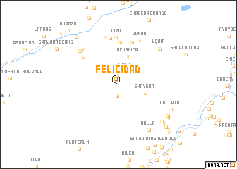 map of Felicidad