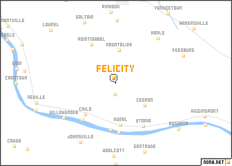 map of Felicity