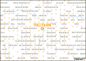 map of Feliteira