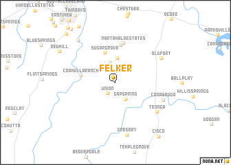 map of Felker