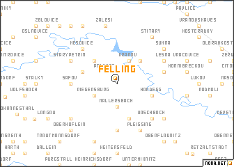 map of Felling