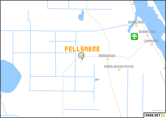 map of Fellsmere