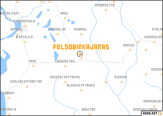 map of Felsőbirkajárás