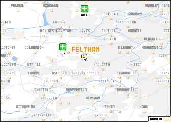 map of Feltham