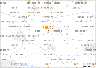map of Féltő