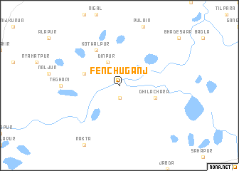 map of Fenchuganj