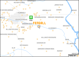 map of Fendall