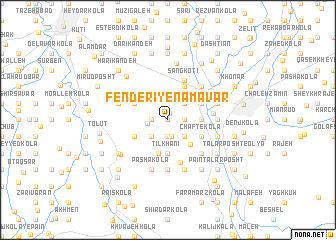 map of Fenderī-ye Nām Āvar