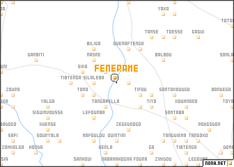 map of Fénéramé