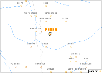 map of Feneş